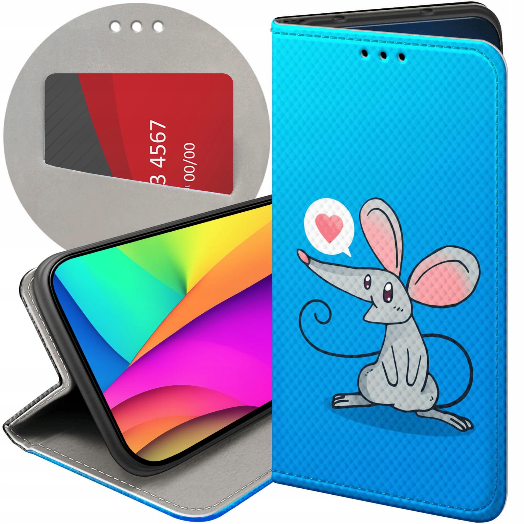 Etui Z Klapką Do Honor 400 Smart X7D 4G 5G Myszka Mouse Mini Case