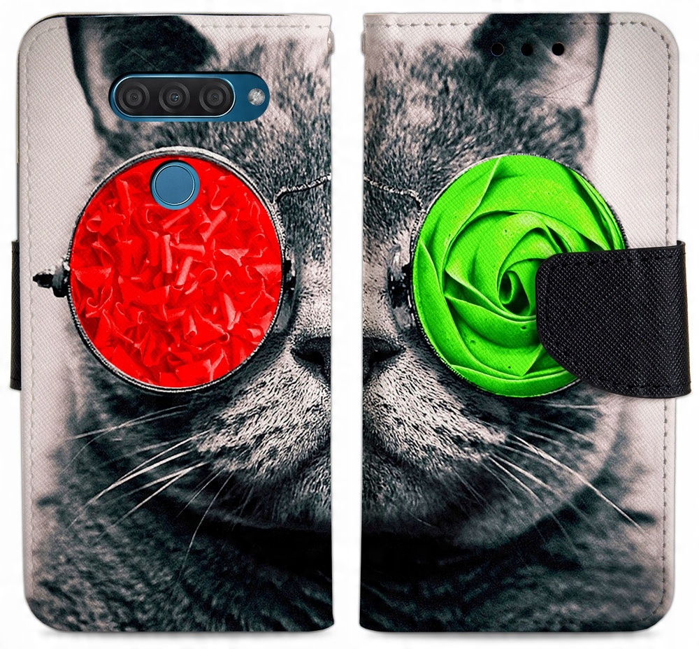 

Etui Portfel Art Foto do Lg K50S Szkło Hartowane