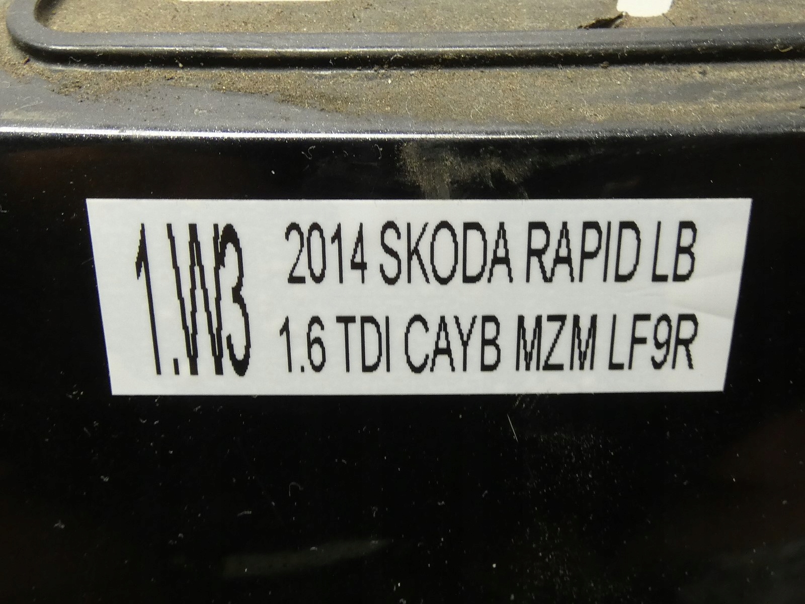 KPL bumper rear part TYLNI SKODA RAPID LIFTBACK LF9R