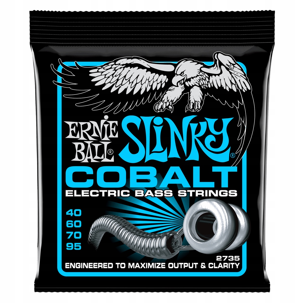 Ernie Ball 2735 Slinky Cobalt struny 40-95