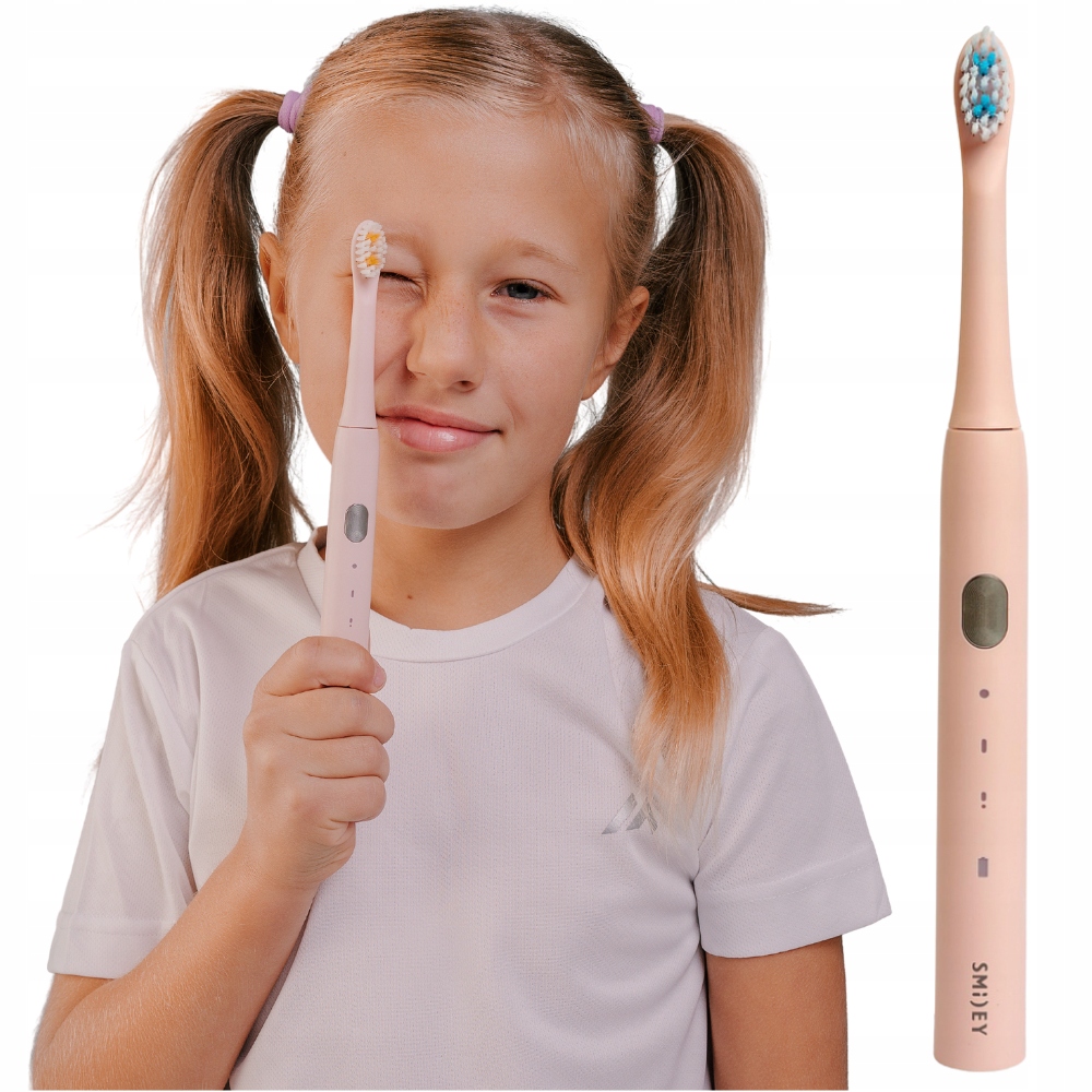 

Szczoteczka Soniczna Smiley Light Kids różowa