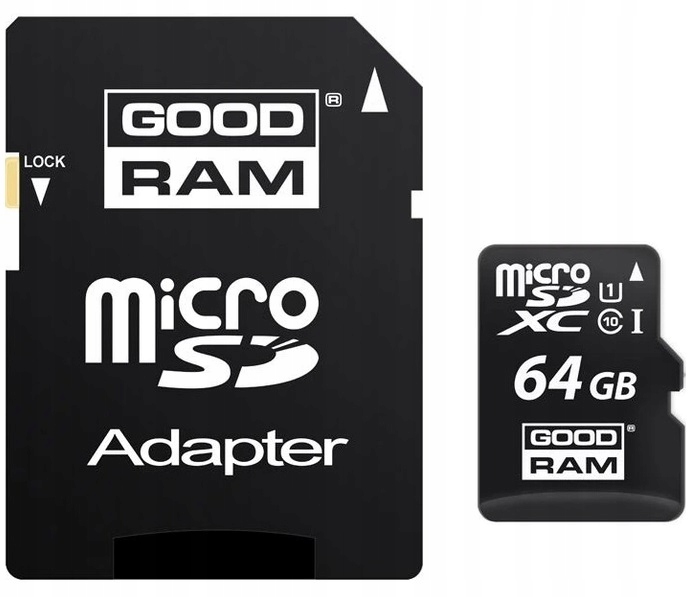 Карта памяти Goodram 64GB Micro SD XC класс 10