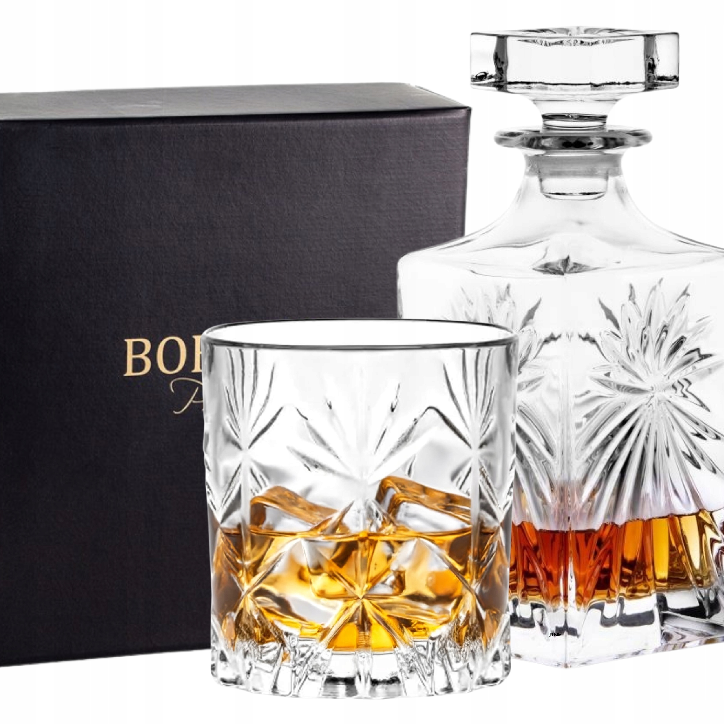 Darčeková Sada Na Whisky Bohemia Fiore Poháre 6KS Karafa 850ML