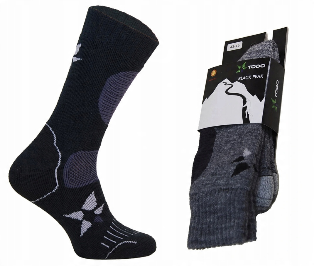 

Skarpety Trekkingowe Black Peak Wełna Merino 39-42