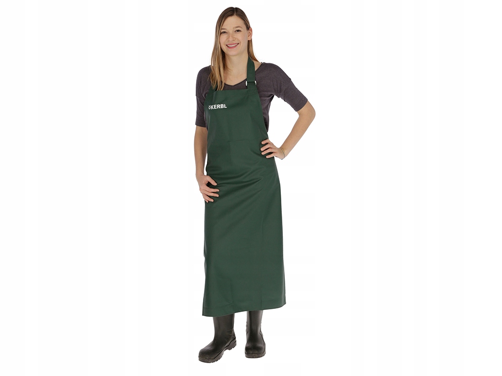 Voděodolná zástěra na dojení Kerbl 15614 Premium Apron, 125X118cm, zelená