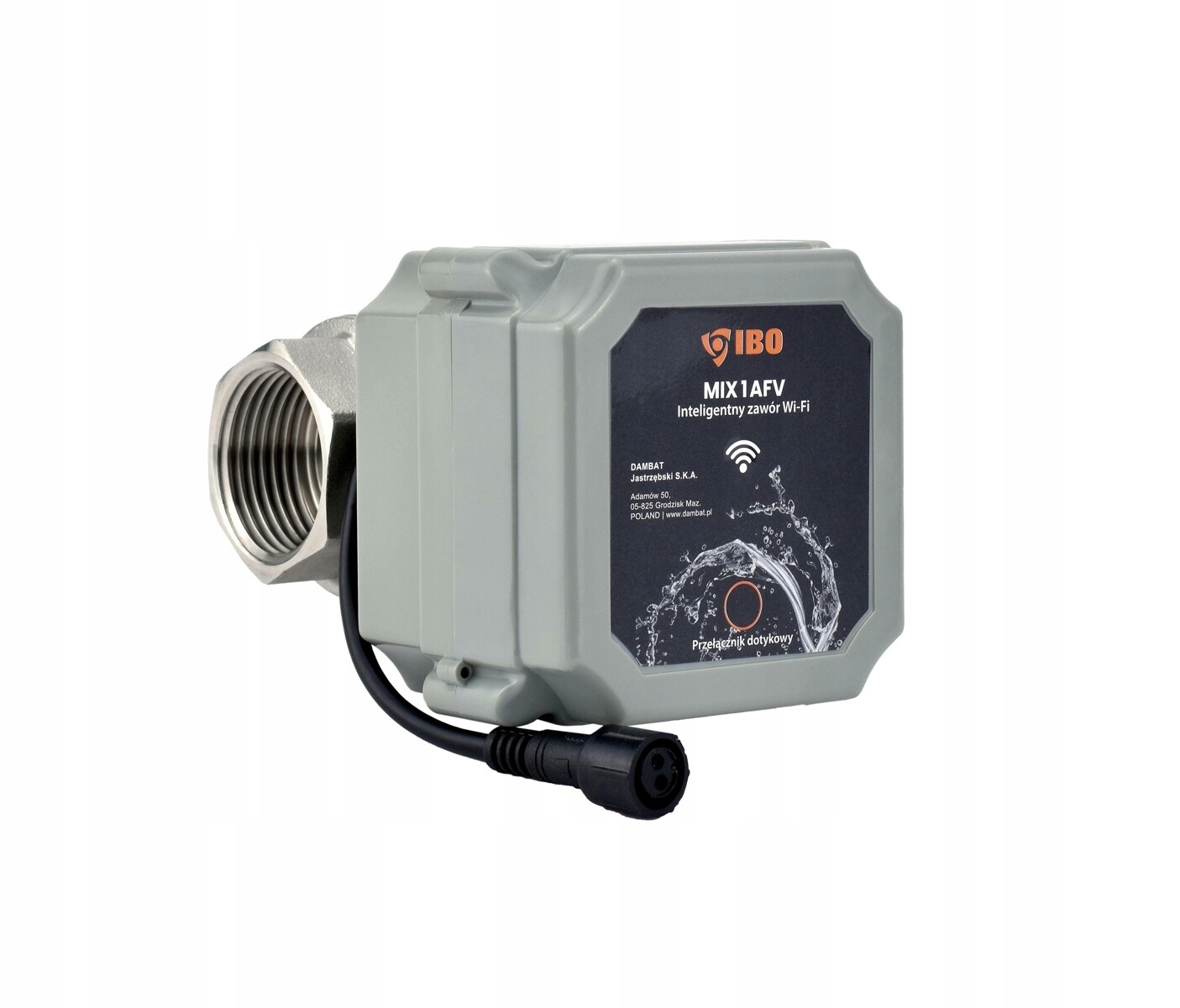 MIX 1 Afv DN25 Inteligentní ventil se senzory zaplavení s Wi-Fi ovládáním