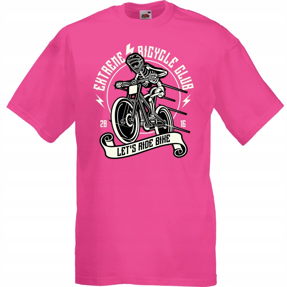 

Koszulka motocykl motor motocyklista XL fuksja