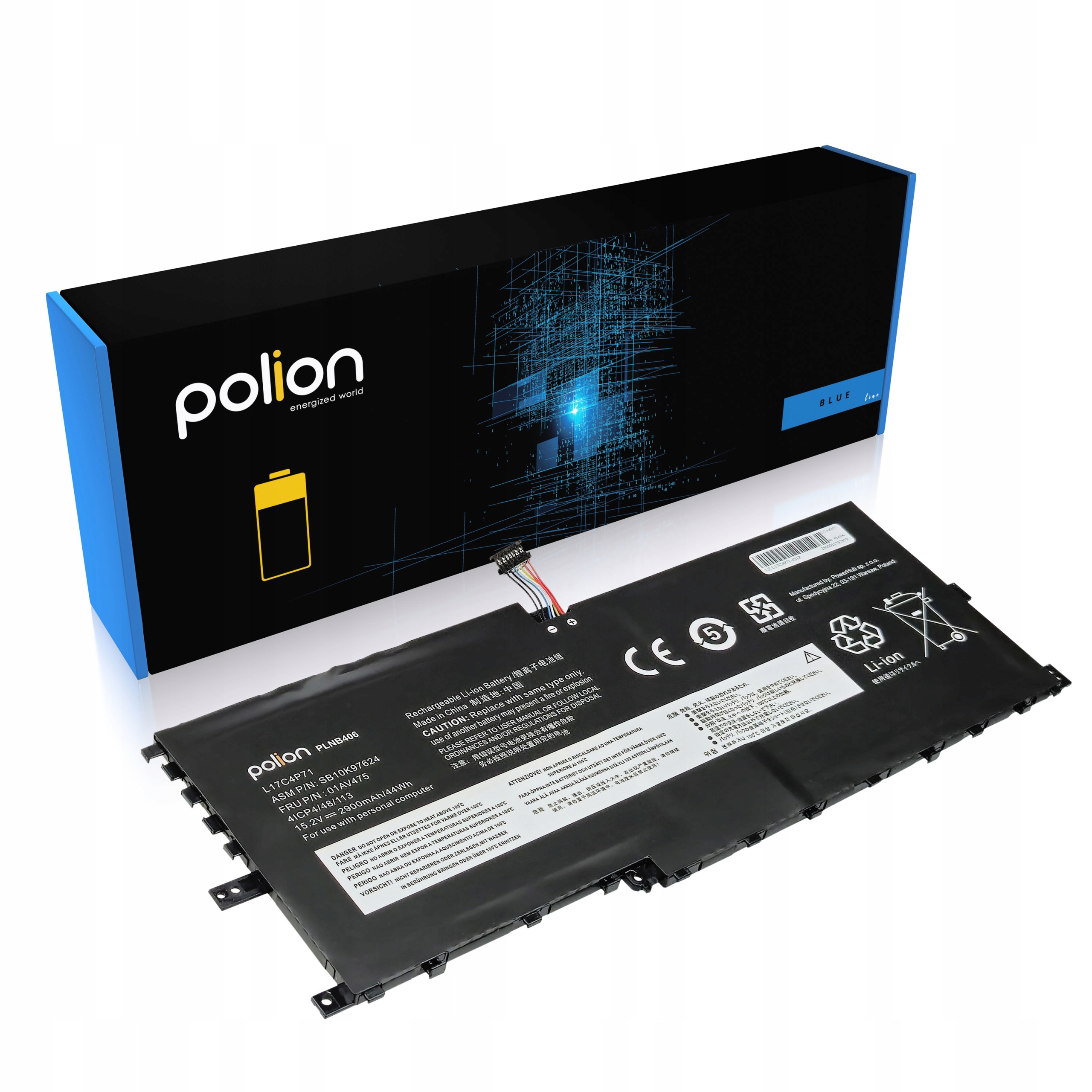 Baterie L17C4P71 pro Lenovo ThinkPad X1 Yoga 2018