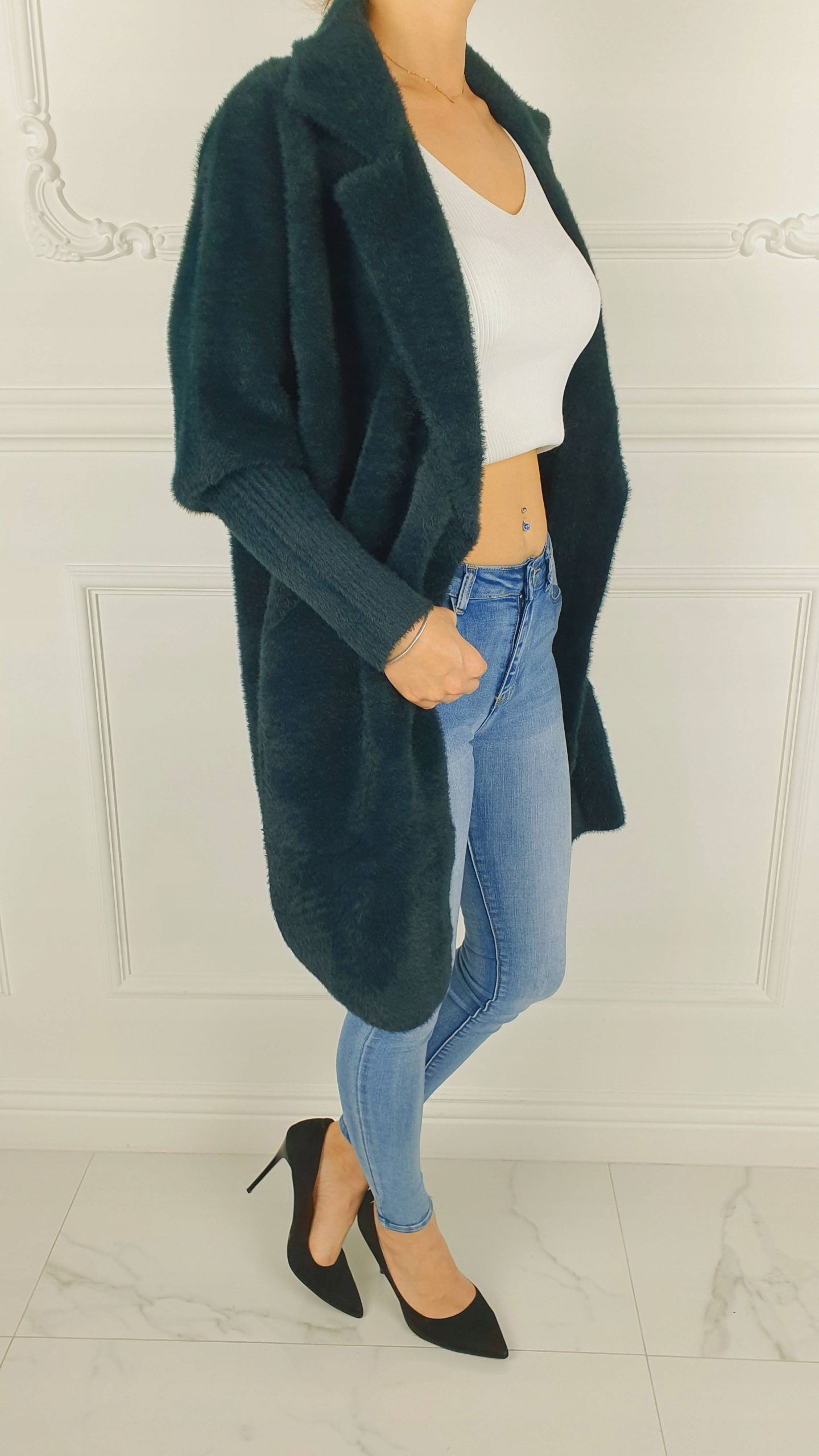 Alpaka Dámský Kabát Z Vlny, Límec, Barvy