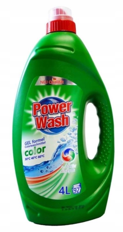 

Power Wash żel do prania 4L Kolor(zielony)