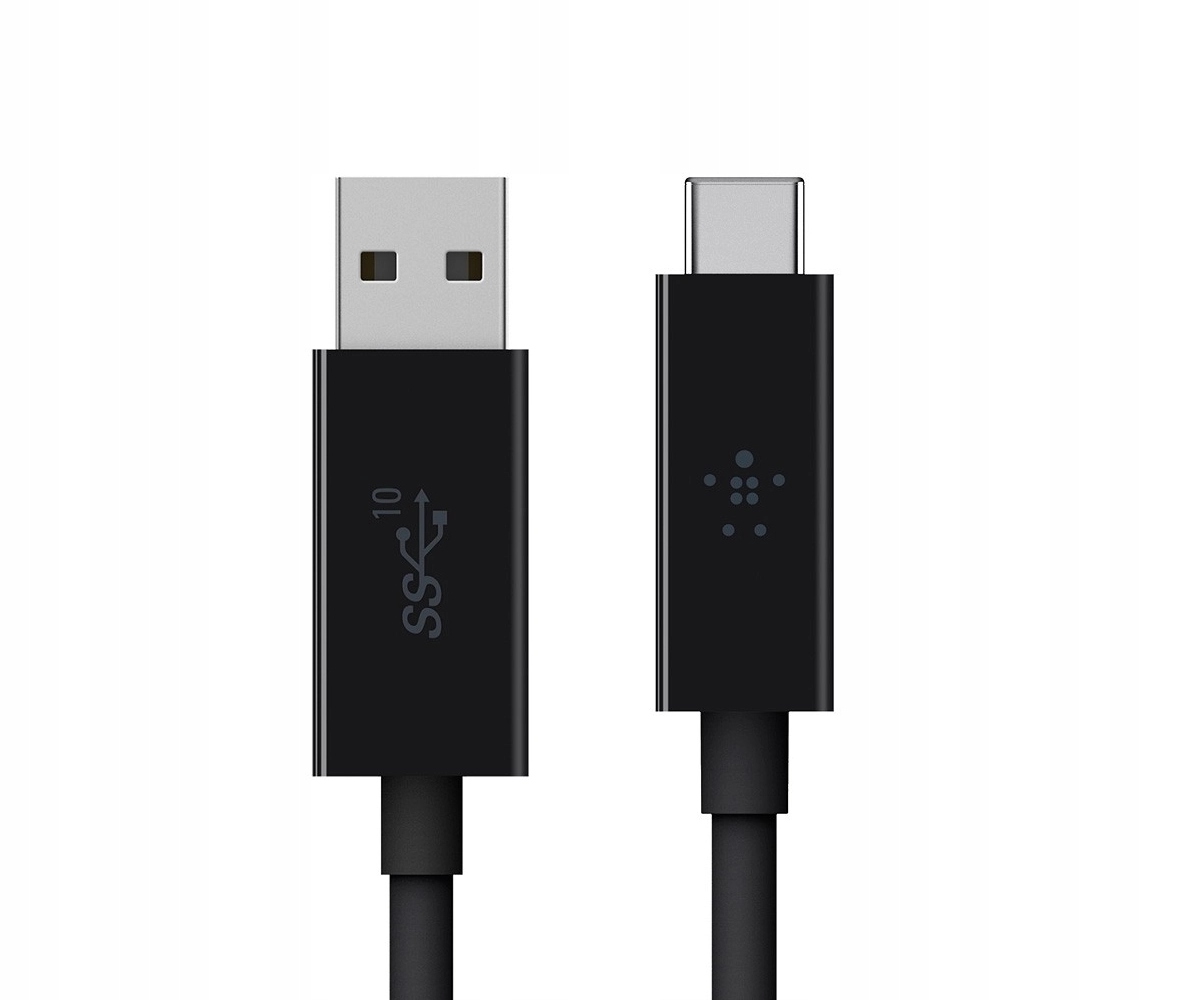 Kabel Przewód Belkin F2CU029bt1M-BLK Usb-c Usb-a Usb 3.1 10 gb/s 1m