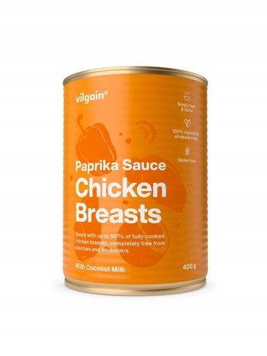 2x Kuřecí prsa v paprikové omáčce 400 g Vilgain
