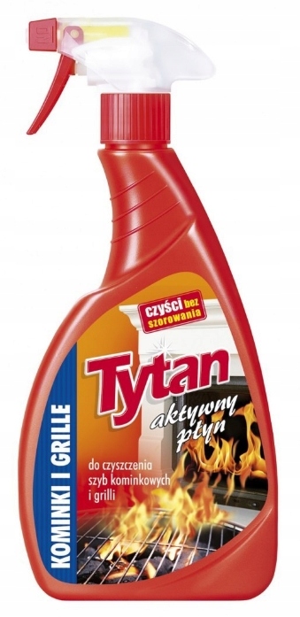 Tytan, Płyn do czyszczenia szyb kominkowych, 500ml