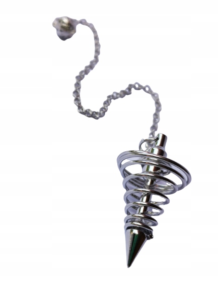 Wahadełko spiralne lewoskrętne Mosiądz chromowany
