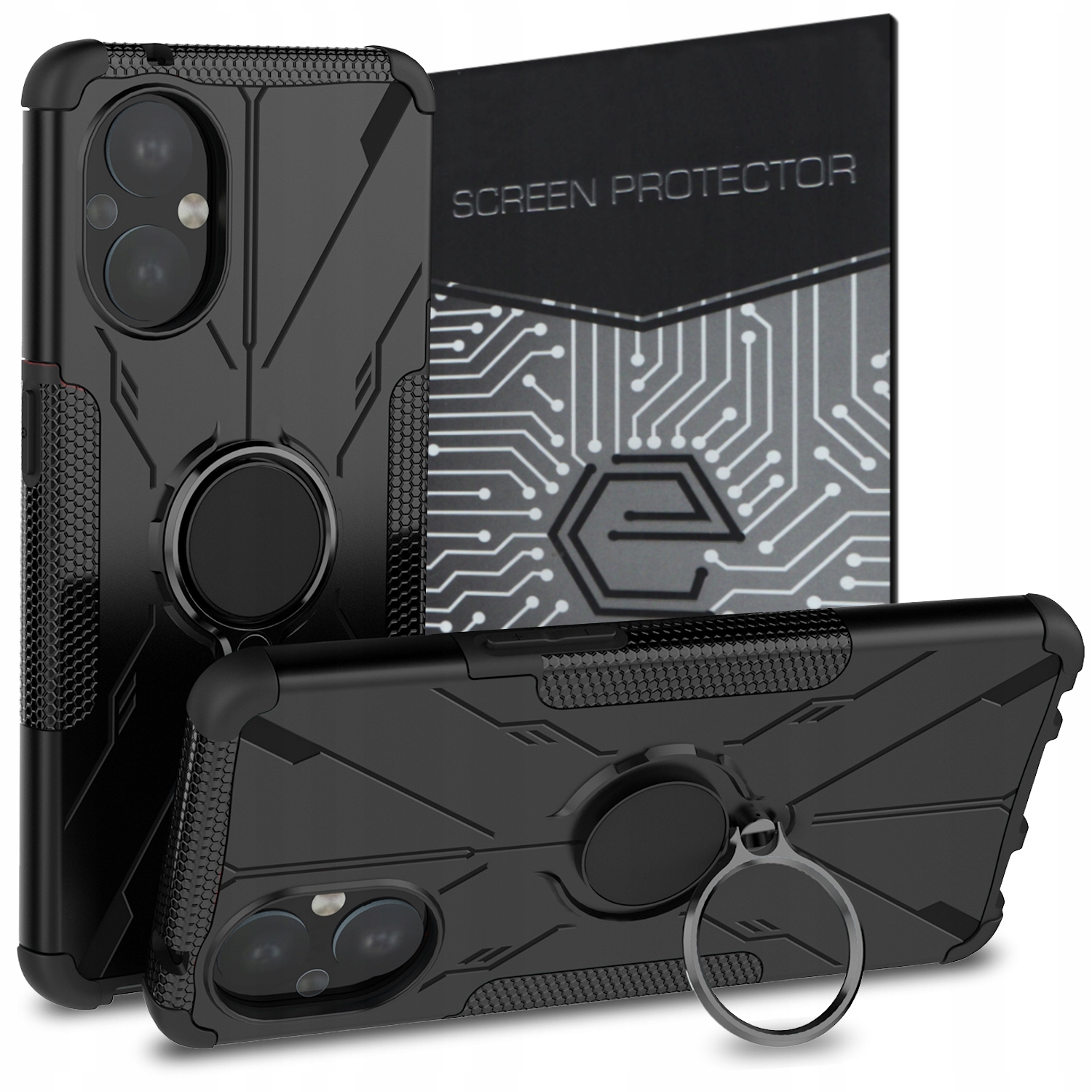 

Obudowa Etui Pancerne Szkło do Oppo Reno 7 Lite