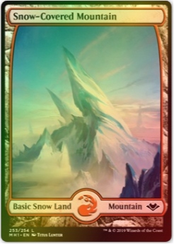 Snow-Covered Mountain Foil MH1 Gratisy Pjotrekkk