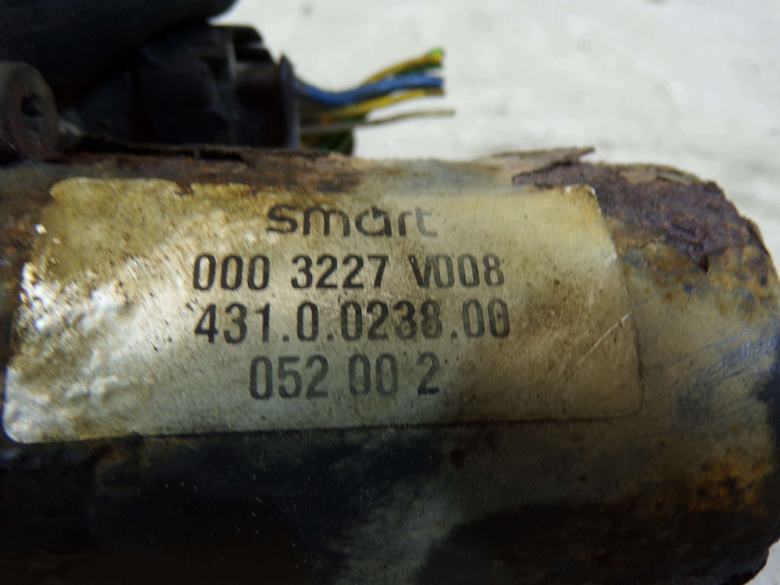 regulátor převodovky převodů SMART FORTWO 0003227V008