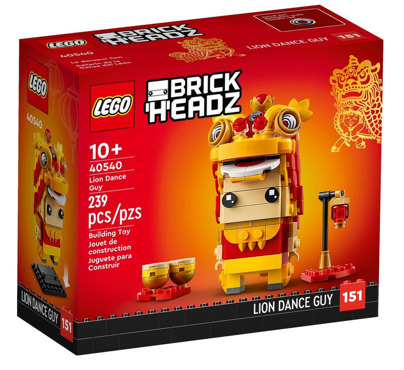 LEGO BRICKHEADZ 40540 CHŁOPAK TAŃCZĄCY TANIEC LWA