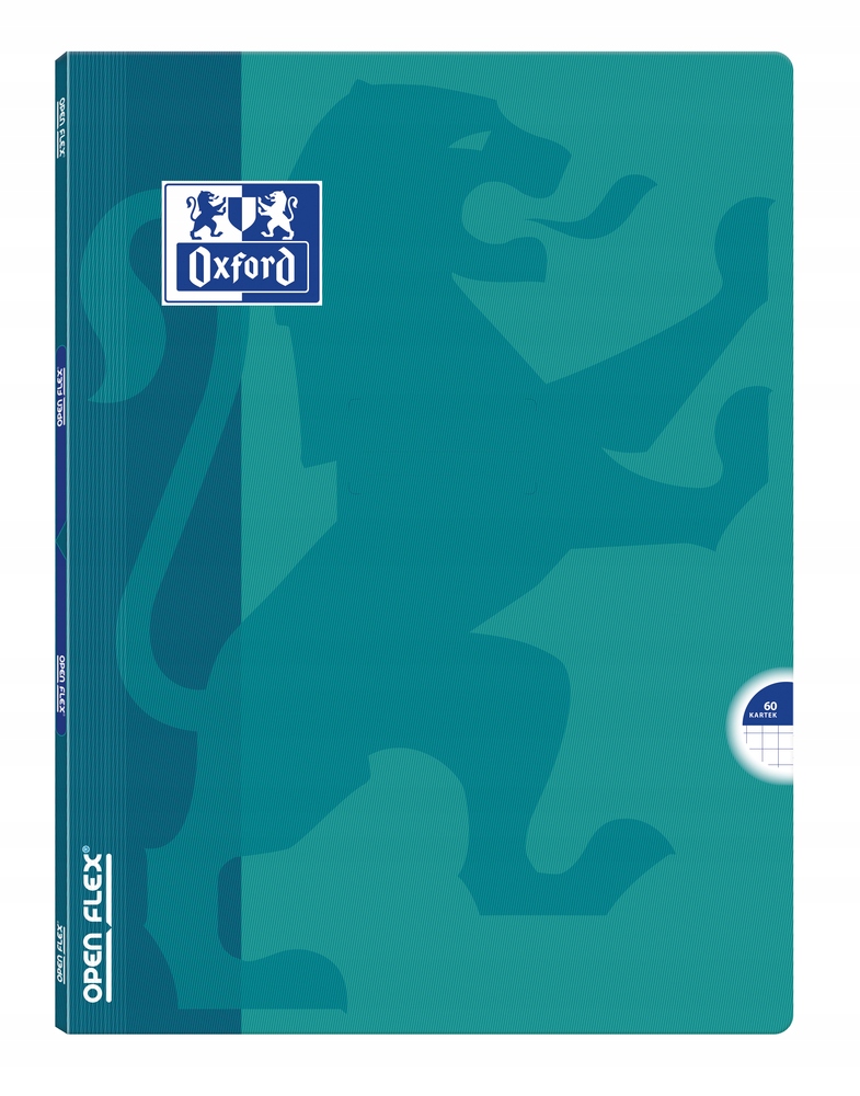 ZESTAW ZESZYTÓW OXFORD OPENFLEX A5/60K KRATKA 5szt Format A5