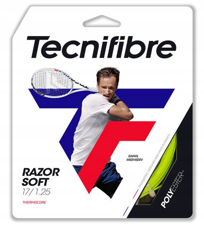 Tecnifibre Razor Soft (12 m) Naciąg tenisowy zielony