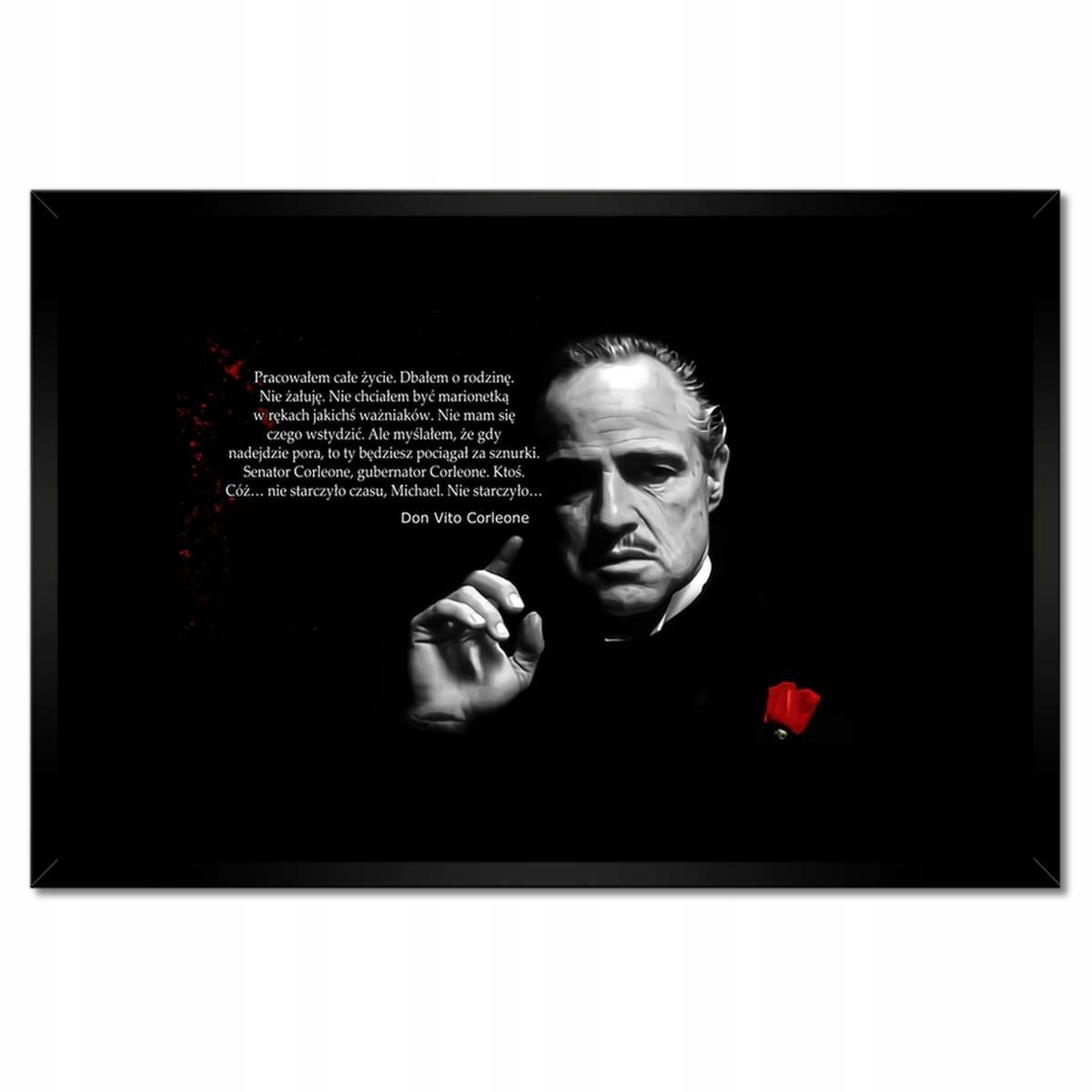Plakáty v rámu 60x40 Godfather Don Citáty