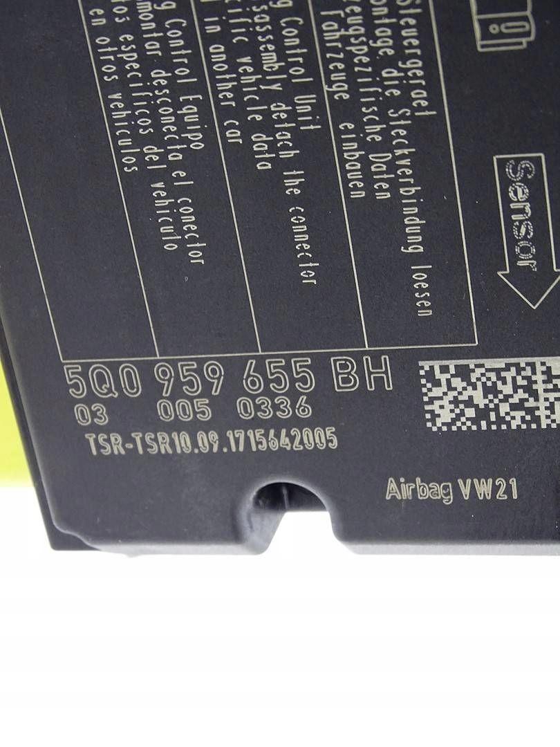 modulo Centralina SENSOR airbag airbag SKODA SUPERB III 5Q0959655BH