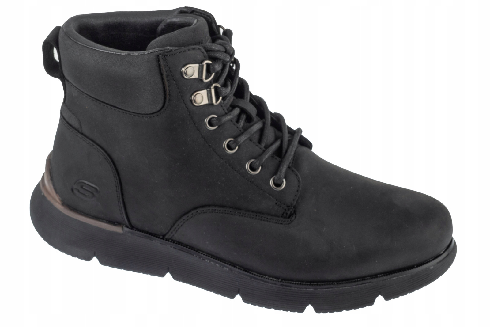 Skechers Augustino Cobb (40) Pánské kožené trapery černé