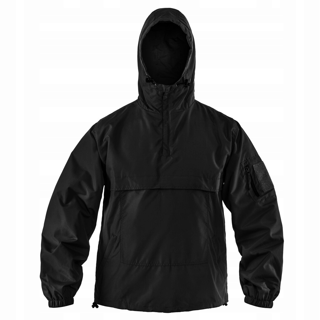 Bunda větrovka s kapucí Mil-Tec Combat Anorak Summer Black 3XL