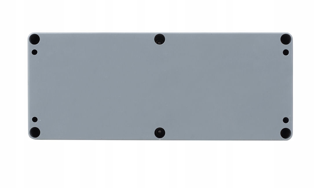 OBUDOWA PUSZKA HERMETYCZNA ABS IP67 195 x 80 x 55 mm CIEMNOSZARA Producent inny