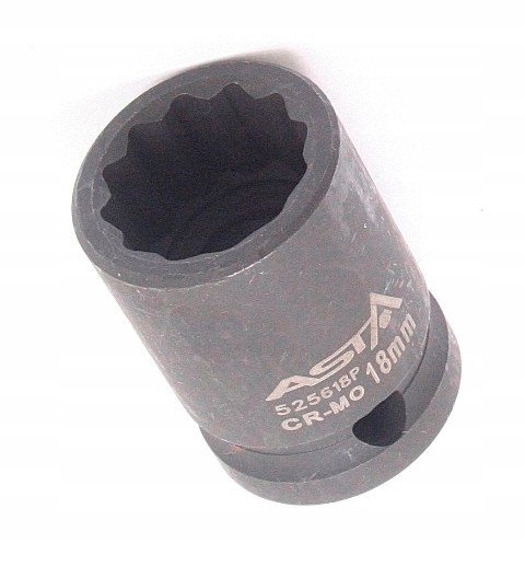 Nasadka Udarowa 1/2'' 19MM 12-KĄTNA Krótka Asta 525619P