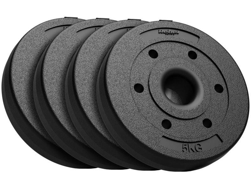 Zestaw obciążeń Rebel Active RBA-2138 (4 x 5 kg)