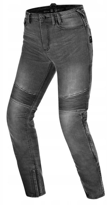 Shima Zenith Lady Grey Džínsy Dámske Motocyklové Nohavice Šedé