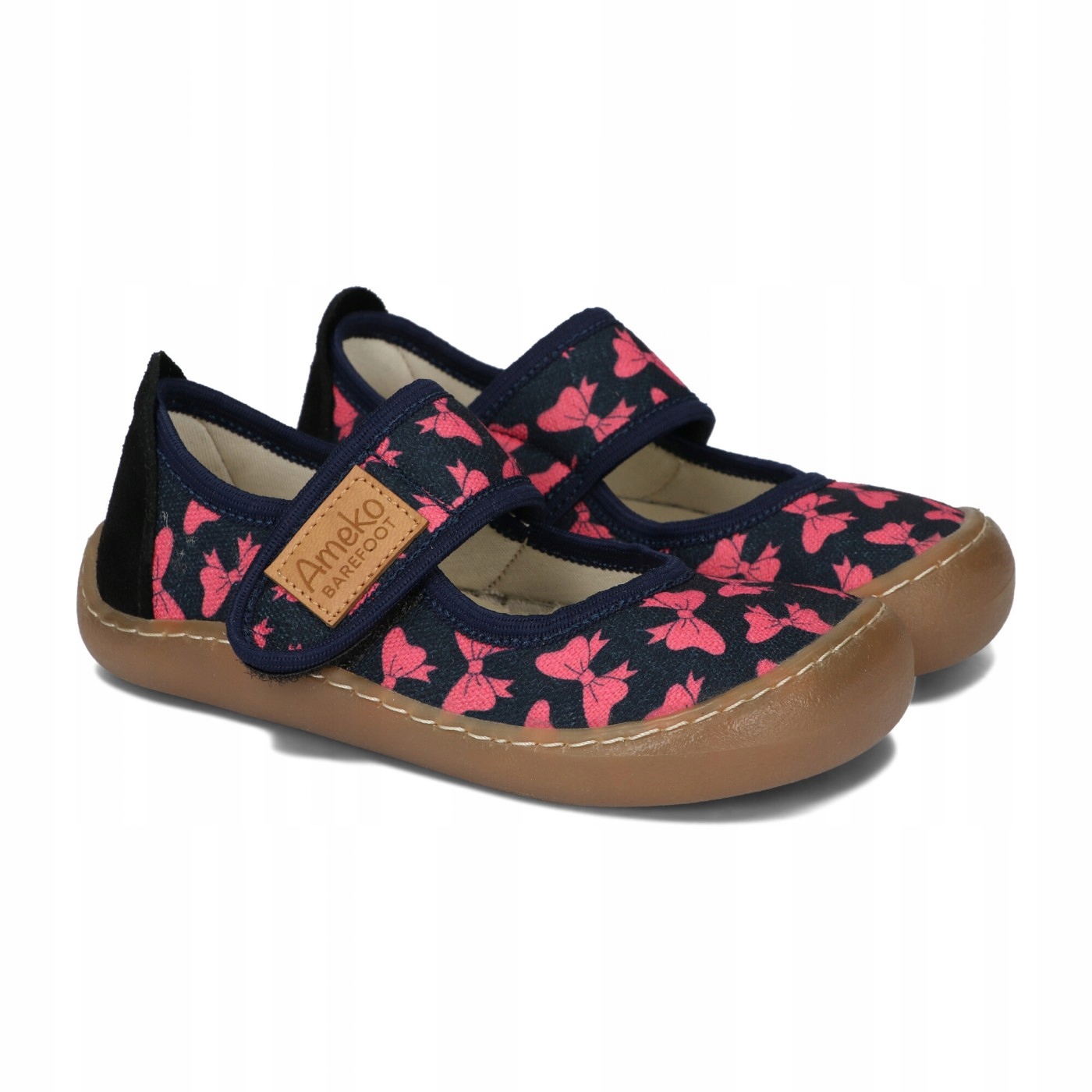 Kapcie Barefoot Ameko Noel Kokardki 27