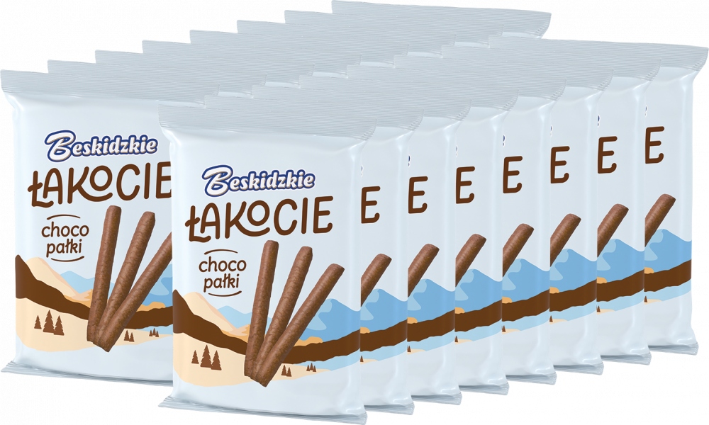 Beskidzkie Łakocie Choco Pałki w czekoladzie 140g x16