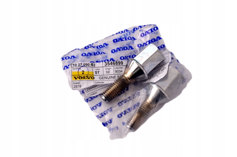 

Volvo 850 C70 sruba kola felgi aluminiowej Oe 3546