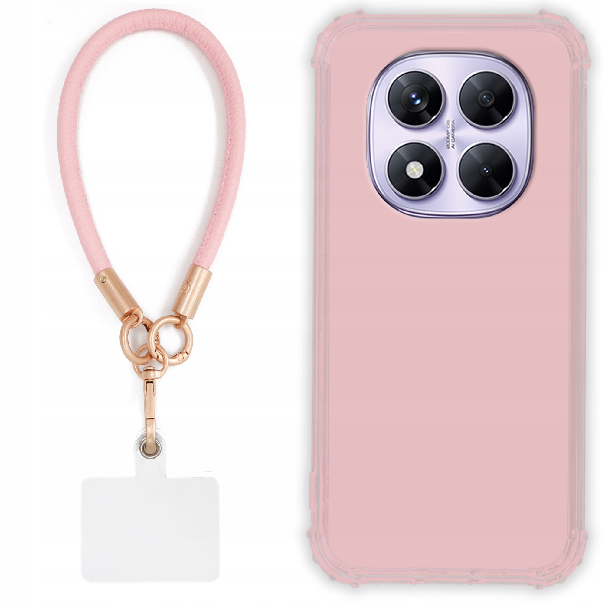 Etui Pre Xiaomi Redmi Note 14 Pro 4G Antishock Pinky Ružové vodítko Sada