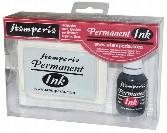 Pigmentová Polštář pro Decoupage Supe Polštář na razítka pigment černý