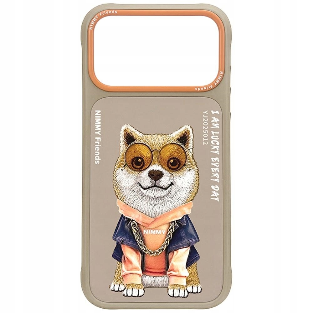 Etui do iPhone 17 Pro Max, Nimmy Glasses Cool Dog, obudowa, mocny case