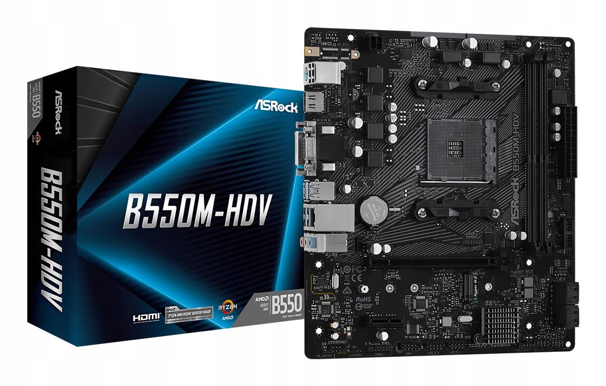 ASRock B550M-HDV Micro Atx – základní deska AM4
