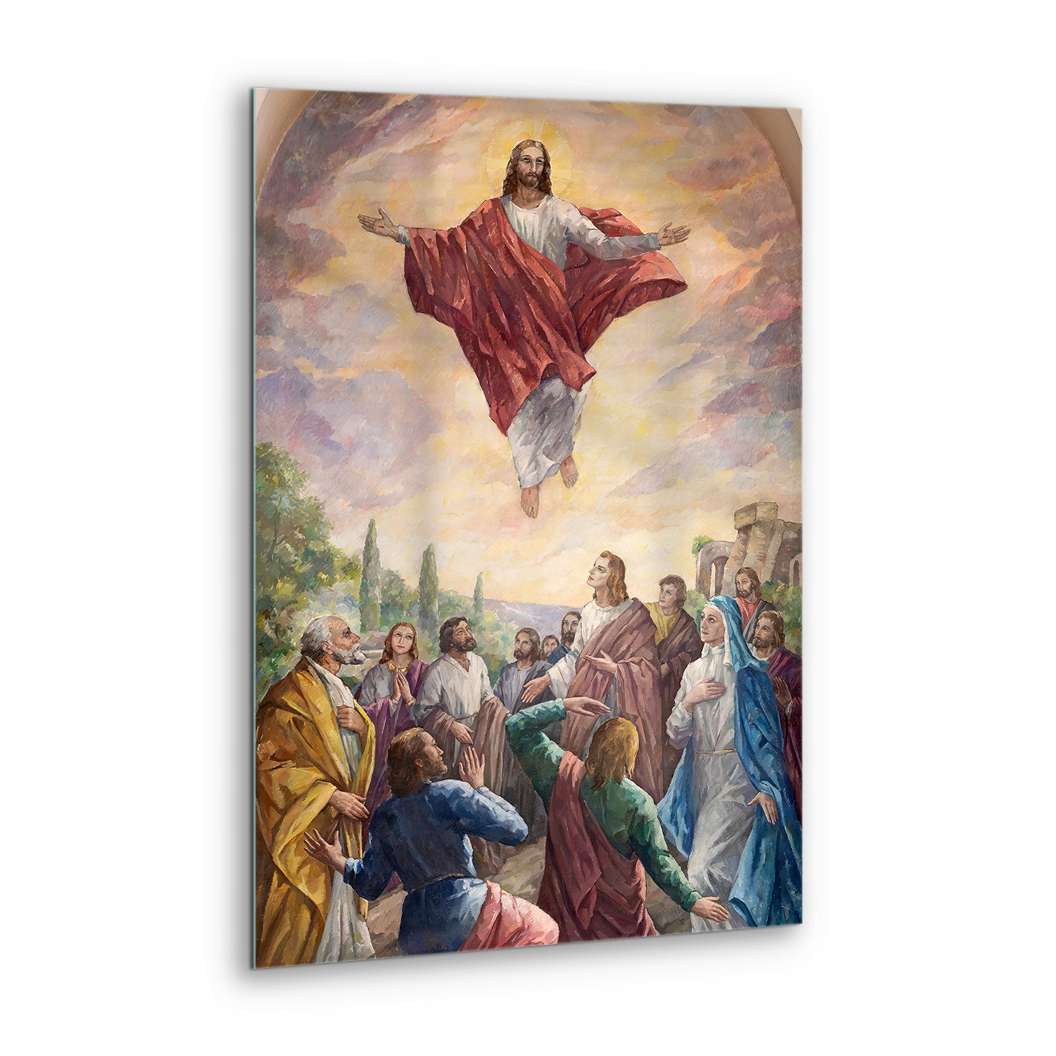 Skleněný obraz dárek Nanebevstoupení Ježíše