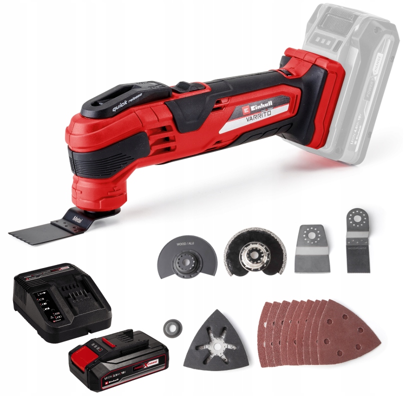 Einhell Multifunkční Nářadí Varrito 4465160 Sada Akumulátor 2,5AH