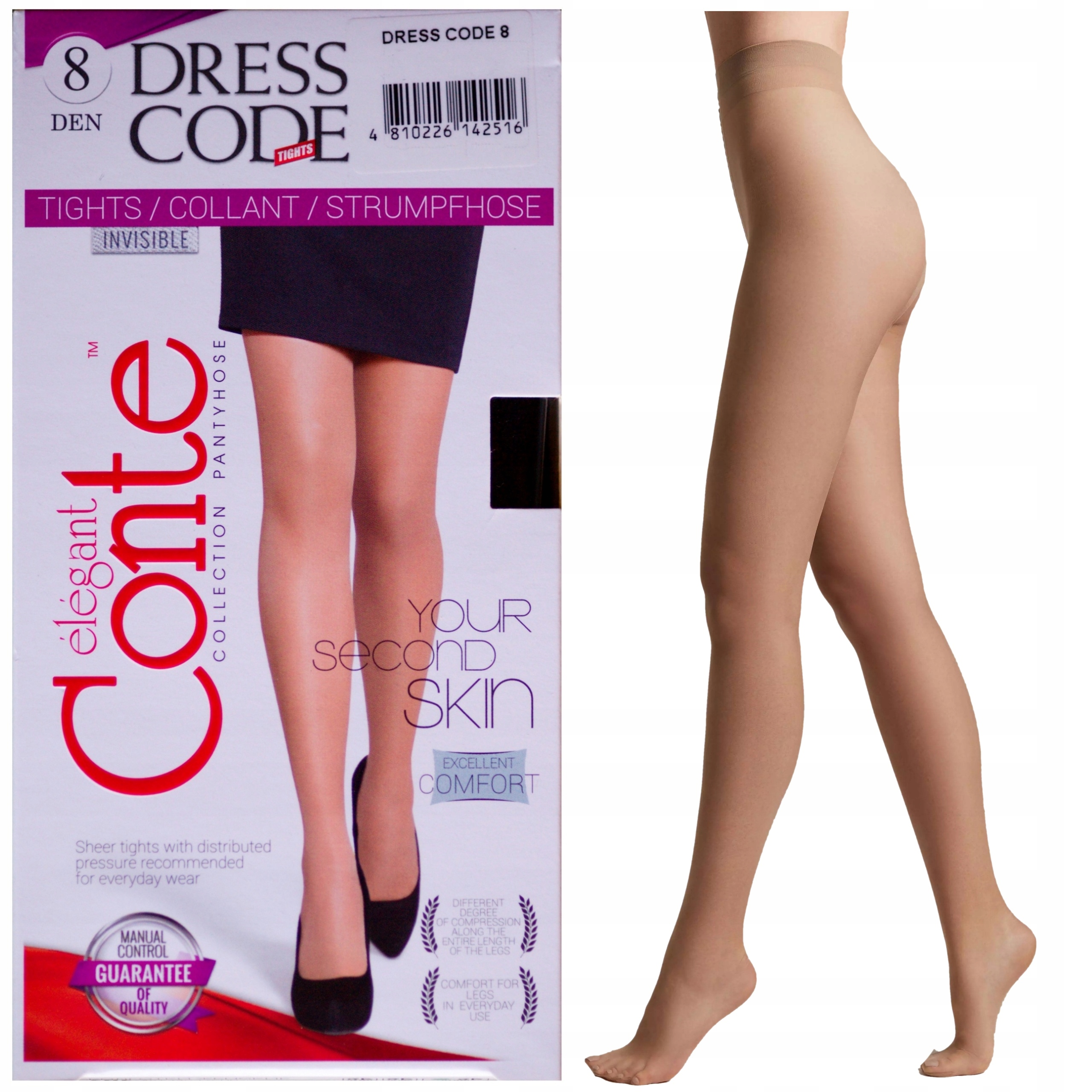 

Rajstopy Damskie Conte 8 Den Dress Code R4 Braz