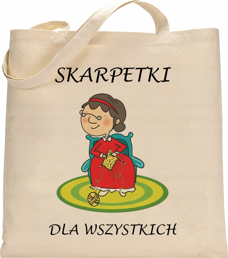 EKO TORBA ZAKUPOWA PREZENT NA DZIEŃ BABCI WZÓR B04
