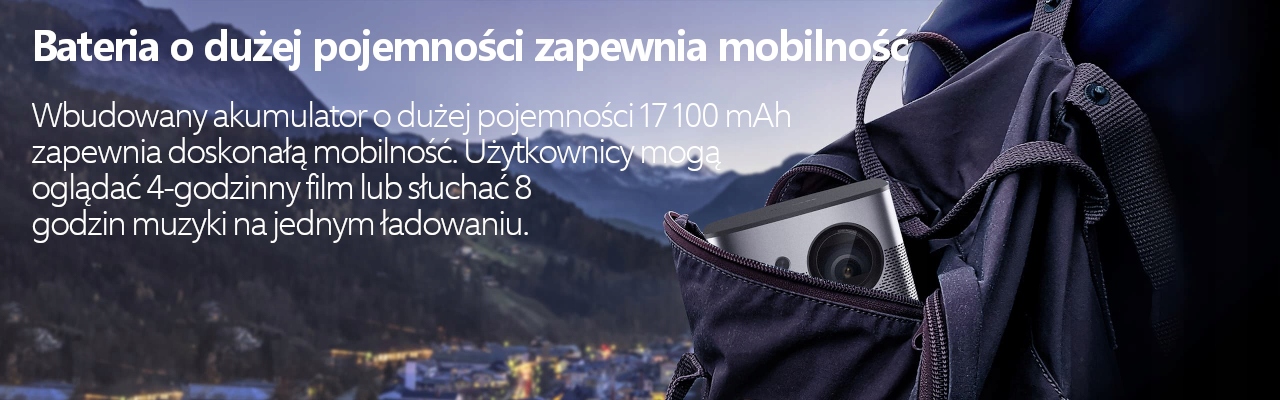 XGIMI HALO DLP 1080P 4K WIFI 3D HARMAN KARDON WAWA Głębokość produktu 14.5 cm