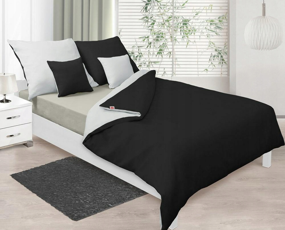 Posteľná Bielizeň Double Face biela čierna Matex 220x200