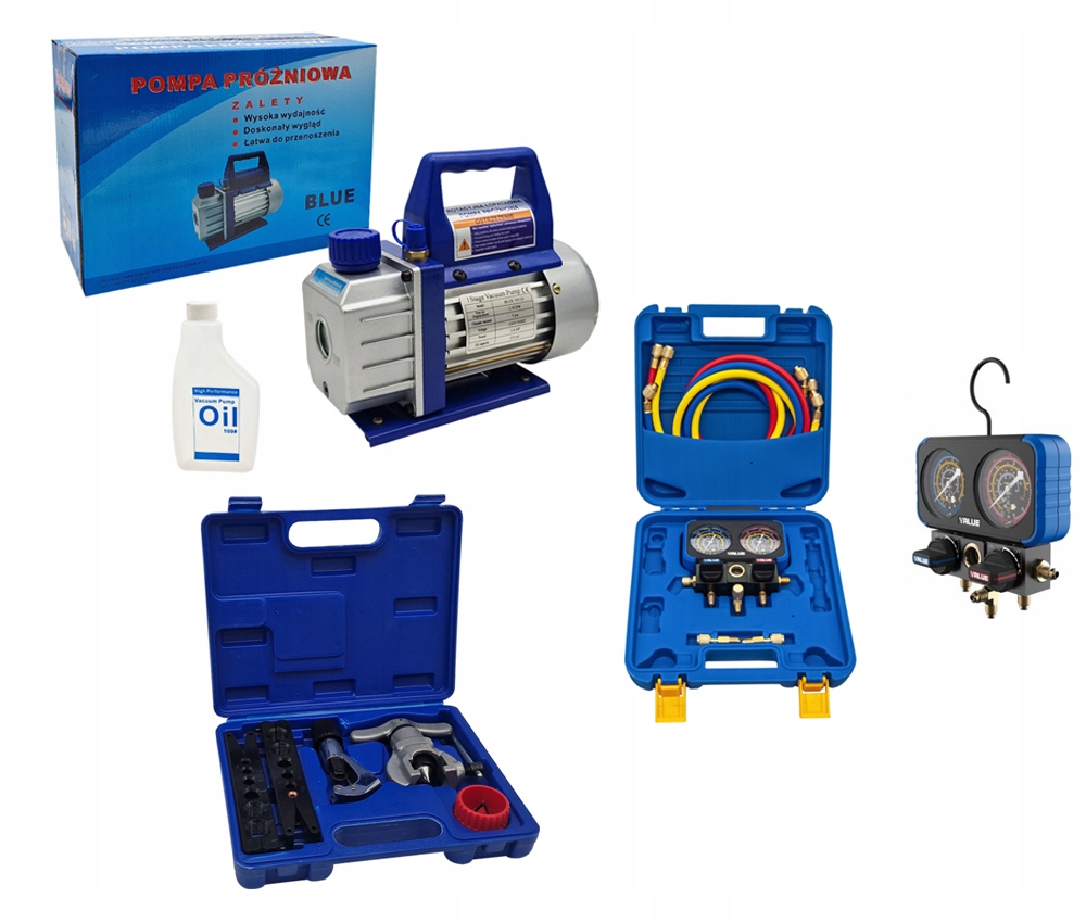 Vákuová pumpa VP125 70,79 l/min Manometry Value Kalichovač Nôž Gratovač