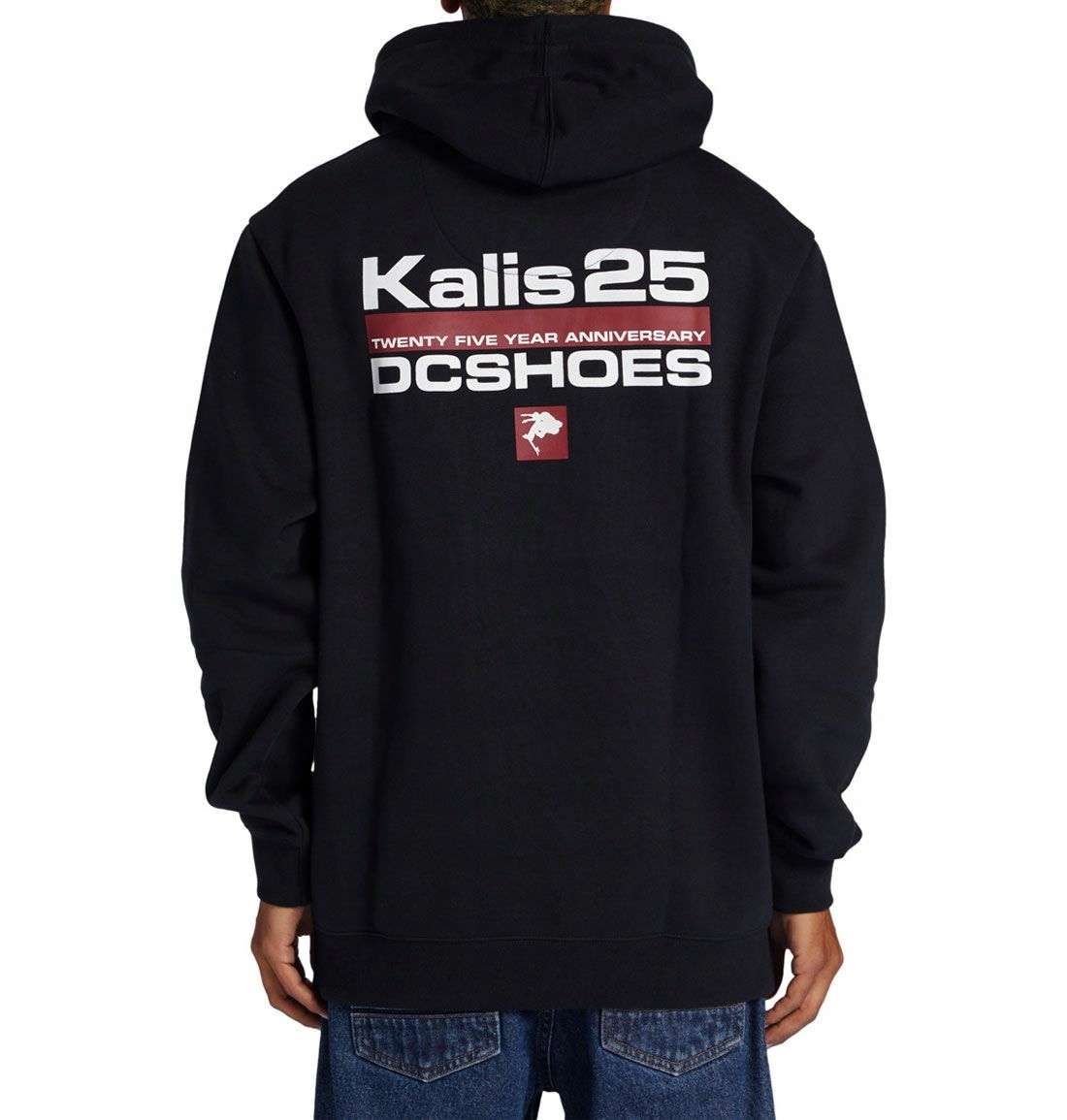 Mikina s klokaní kapsou DC shoe Kalis 25 černá s kapucí M