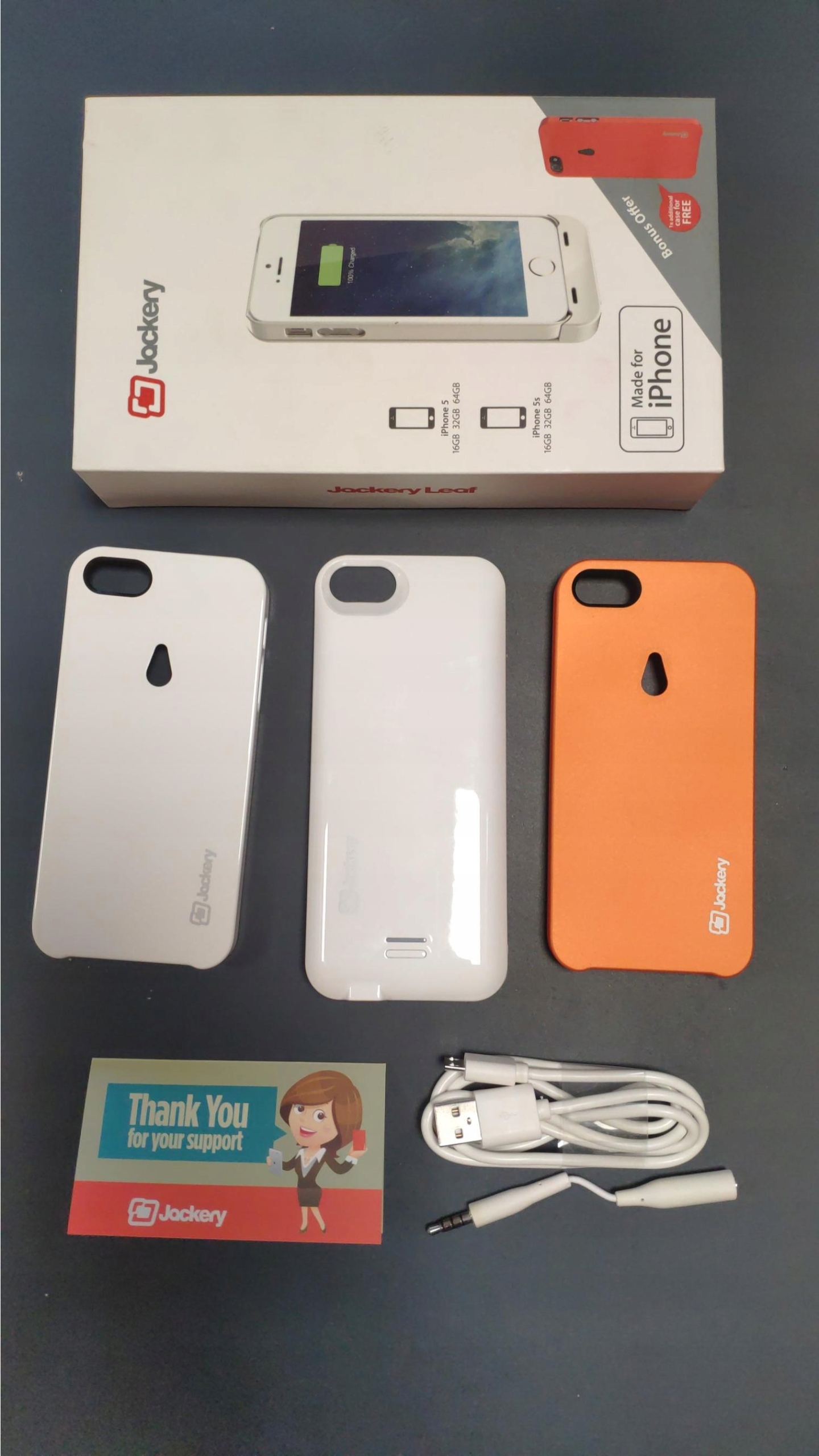 Etui z PowerBank Jackery Leaf iPhone SE, 5S, 5 Marka Jackery