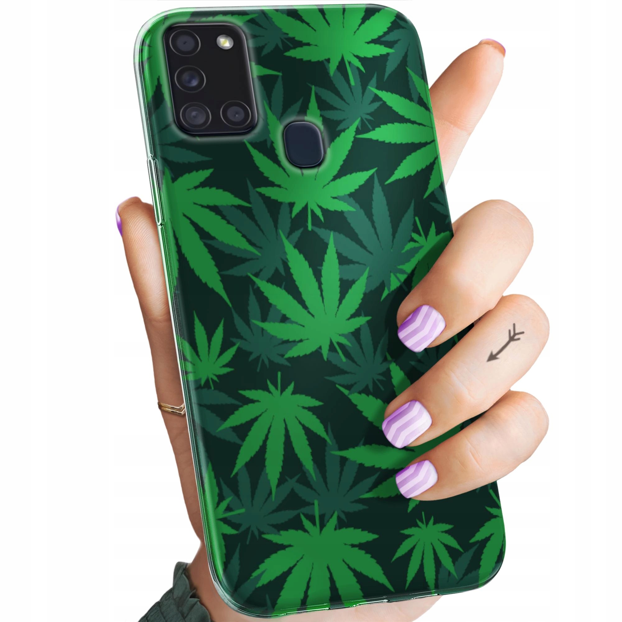 Etui Do Samsung Galaxy A21S Dla Palaczy Smoker Weed Joint Obudowa