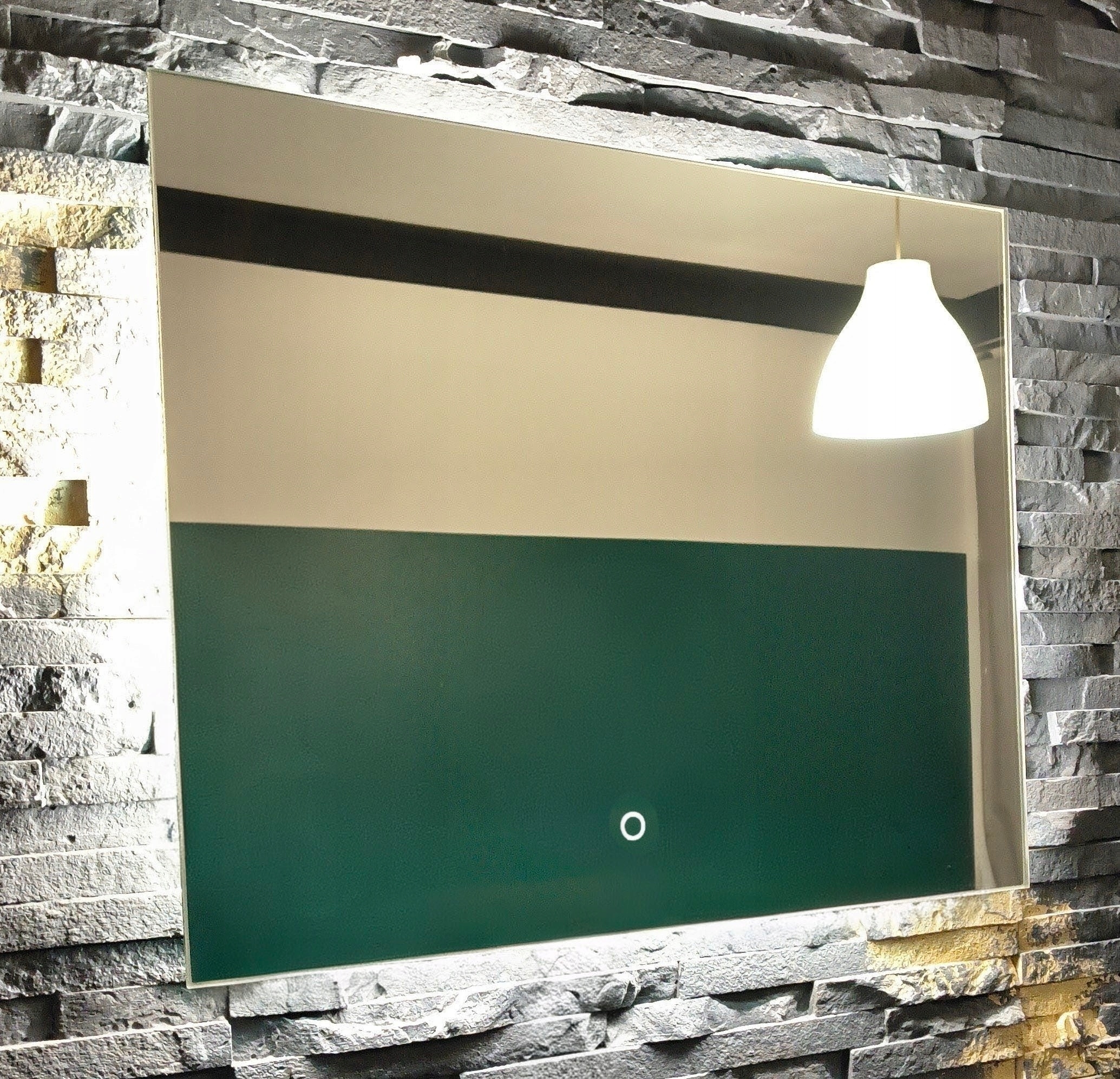 Zrcadlo 90x70 cm Koupelna, Obývací pokoj, Kancelář, Hotel, Dotyk Pl